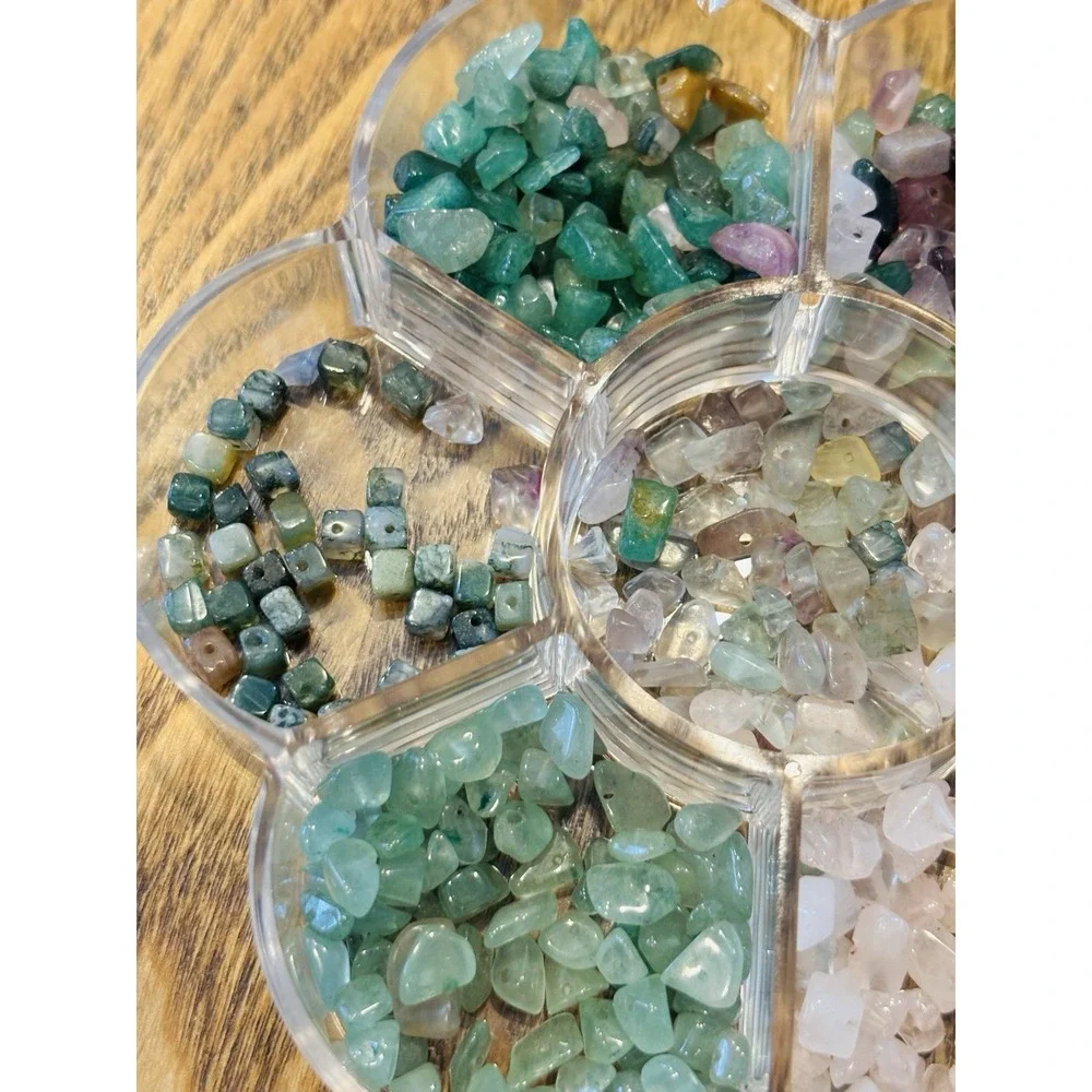 Assorted Natural Stone Beads for Jewelry Making - Mixed Bulk Semi Precious